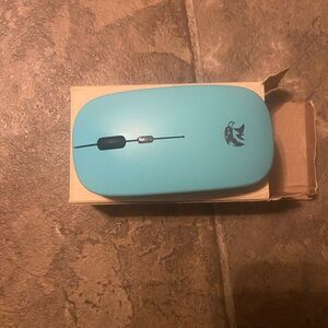 Blue Wireless Mouse